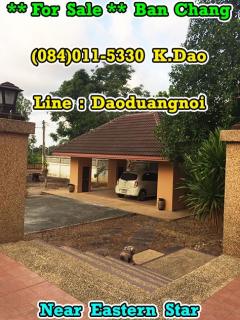 *** Corner House for Sale *** Near Eastern Star Golf Course, Ban Chang +++ 1 Rai (400 Sqr.wah) +++-202211301728501669804130702.jpg