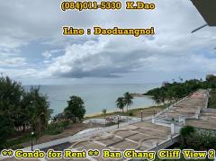 Ban Chang Cliff View 2, Ban Chang *** Condo for Rent *** Condominium is close to the sea. +++ Sea View +++-202212221153241671684804472.jpg