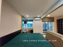 ขาย คอนโด พร้อมเฟอร์ 1 นอน 1 น้ำ Tree Condo เอกมัย 39.23 ตรม. ใกล้ทองหล่อ-เอกมัย และ BTS เอกมัย