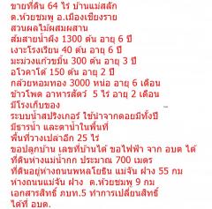 ขายที่ดิน 64 ไร่ พร้อมสวนผลไม้ผสมผสานเก็บผลผลิตได้แล้ว ไร่ละ 45,000 บาท-202306302042051688132525413.jpg