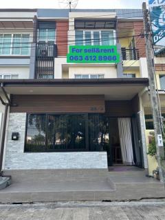 ให้เช่า ทาวน์โฮม ทาวน์โฮม เดอะแพลนท์ ซิตี้ สาทร 160 ตรม. 3 floor 3 beds 3 baths 1 living 1 kitchen 1 balcony 1 parking