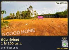 ที่ดิน ทุ่งใหญ่ 1 ไร่ 100 ตร.ว. นครศรีธรรมราช