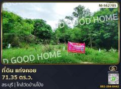 ที่ดิน แก่งคอย 71.35 ตร.ว. สระบุรี ใกล้วัดบ้านโป่ง