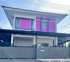 For Rent : Kohkaew, 2-Story detached house, 3 Bedrooms 2 Bathrooms