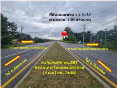 ขาย ที่ดิน ติดถนนเจนจบทิศ กม.7-500 บ้านดอนทะบวง ต.เทพาลัย อ.คง นครราชสีมา 1 ไร่ 1 งาน 50 ตรว ปากทางเข้าชุมชนบ้านดอนตะบวง-202411071939401730983180254.jpg