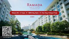 ขายคอนโดเพื่อการลงทุน บริหารเป็นโรงแรม RAMADA รับผลตอบแทน 6% ต่อปี นาน 3 ปี เข้าพักฟรี 13 คืนต่อปี รับซื้อคืน 100% เต็มเมื่อครบสัญญา RAMADA PLAZA BY WYNDHAM HUAHIN CHA-AM โครงการติดทะเลหัวหิน-202411161929521731760192232.jpg