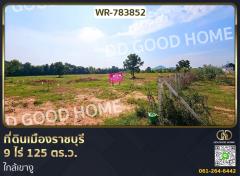 ที่ดินเมืองราชบุรี 9 ไร่ 125 ตร.ว. ใกล้เขางู