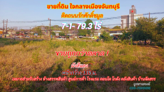 ขายที่ดินกลางเมืองจันทบุรี 7-1-79.3 ไร่ ติดถนนรักศักดิ์ชมูล