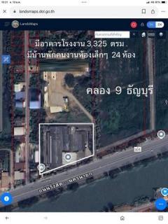 ขาย ที่ดิน 108-2-33 ไร่ มีใบรง.4 พร้อมโรงงานเก่า 3250 ตร.ม.บ้านพักคนงาน ปทุมธานี รังสิต-นครนายกคลอง 9 พร้อมหม้อแปลงขนาด 500Kva *** เคยเป็นโรงงานผลิตเครื่องครัวอลูมิเนียม เส้นรังสิตธัญบุรี เชื่อมตรงสู่ถนนวิภาวดีรังสิต-202501191614261737278066178.jpg