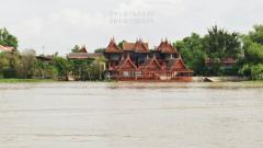 ขายบ้านเรือนไทยสวยๆ ริมแม่น้ำเจ้าพระยา อยุธยา มีแพริมน้ำขนาดใหญ่ เหมาะพักผ่อน จัดงานเลี้ยง ขายราคาถูก